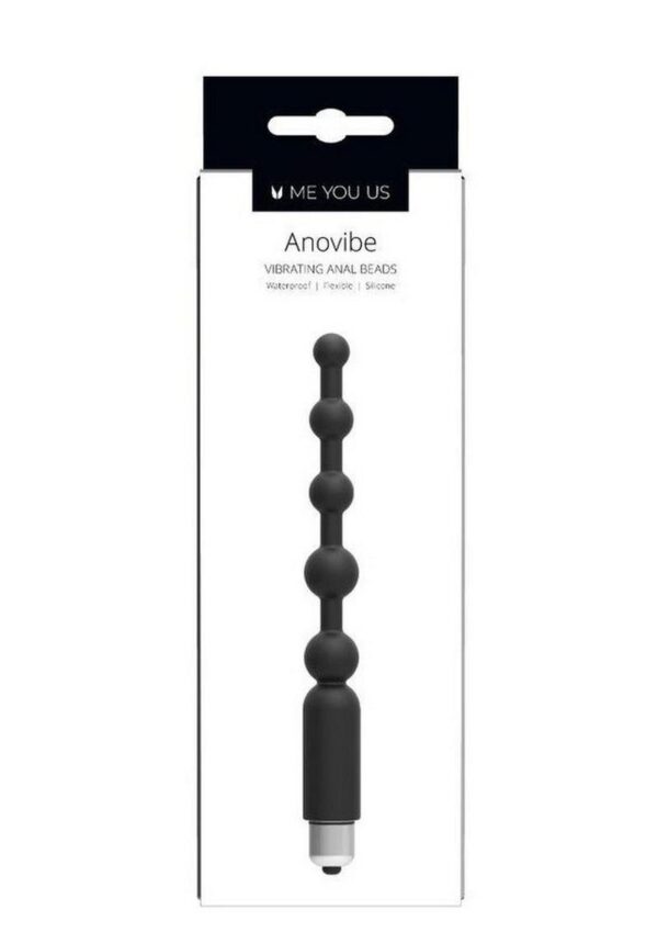 ME YOU US Anovibe Vibrating Anal Beads - Black - Image 3
