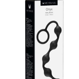 ME YOU US Onyx Silicone Anal Beads - Black
