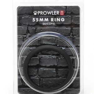 Prowler RED Silicone 55mm Cock Ring - Black