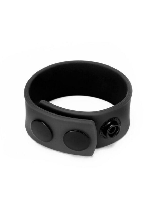 Prowler RED Silicone Cock Strap - Black - Image 2