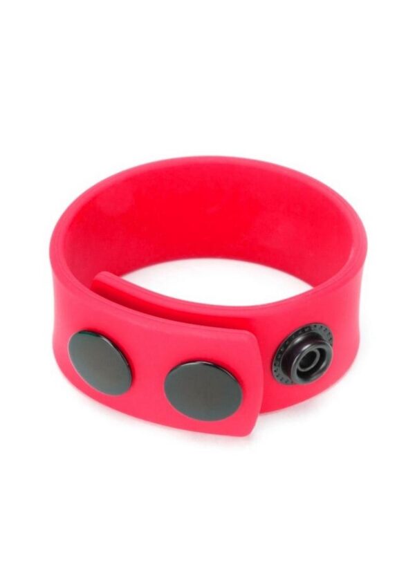 Prowler RED Silicone Cock Strap - Red - Image 2