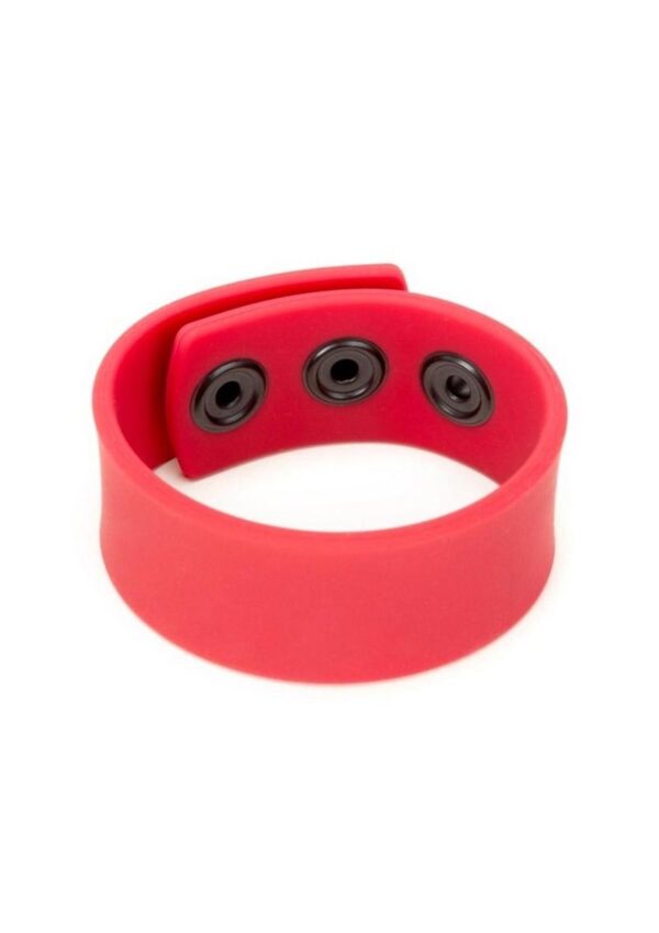 Prowler RED Silicone Cock Strap - Red - Image 4
