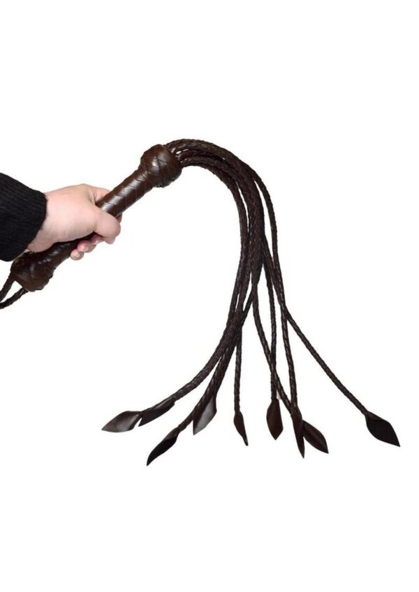 Prowler RED Leather Flogger - Brown - Image 4