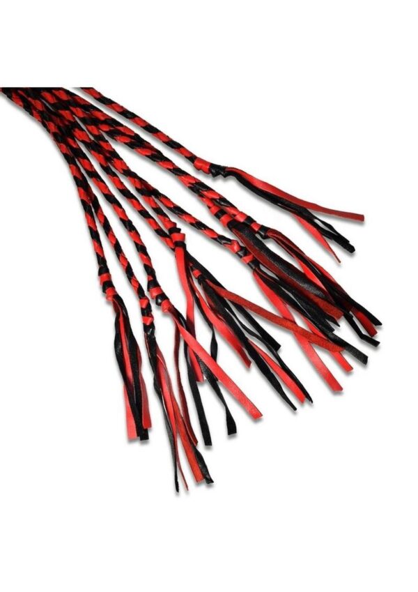 Prowler RED Long Handle Flogger - Red/Black - Image 2
