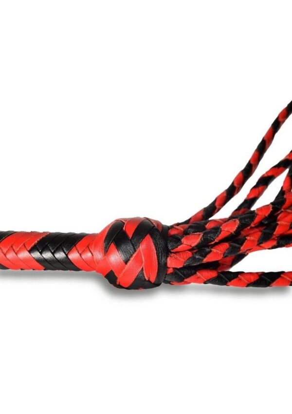 Prowler RED Long Handle Flogger - Red/Black - Image 3