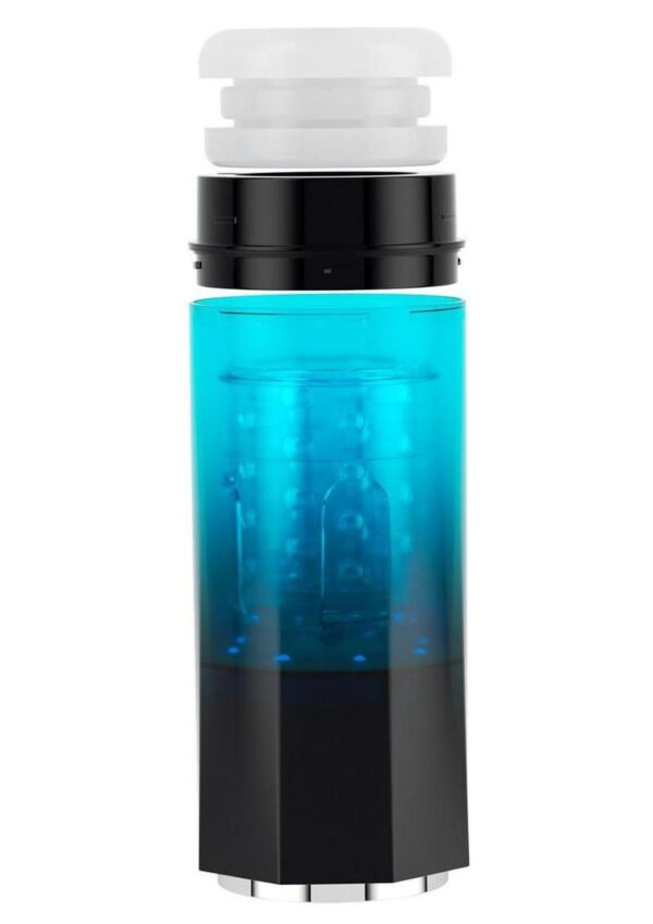 Adrian Waterproof Automatic Rechargeable Male Masturbator - Blue - Image 3