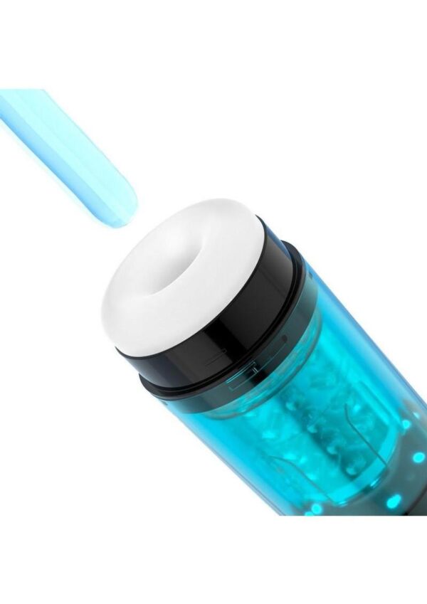 Adrian Waterproof Automatic Rechargeable Male Masturbator - Blue - Image 4