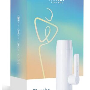 Blanche Thrusting Blowjob Toy Automatic Rechargeable Male Masturbator - White