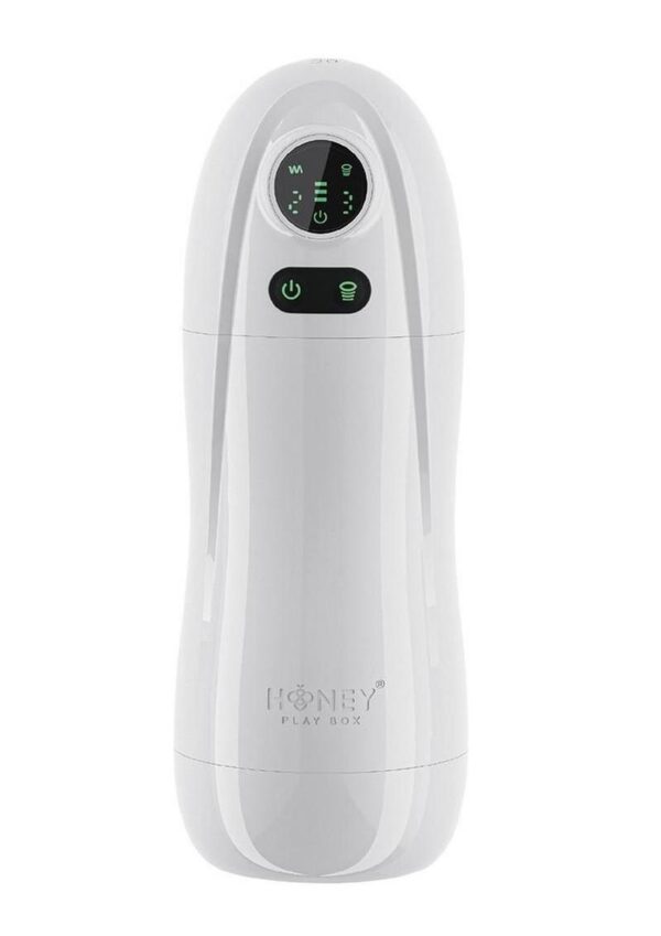 Kai 2 Automatic Sucking Vibrating Rechargeable Male Masturbator - White/Black - Image 2
