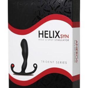 Trident Series Helix Syn P-Spot Stimulator - Black