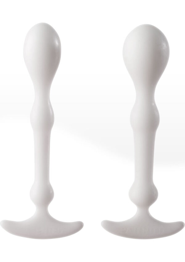 Peridise Set Unisex Anal Stimulators White 2 Each - Image 2