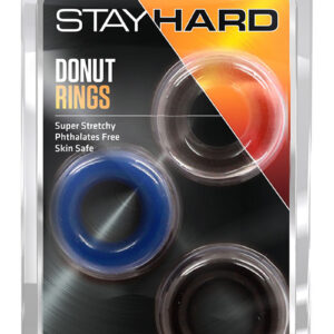 Stay Hard Donut Cock Rings - Assorted