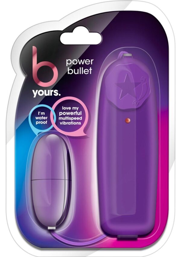 B Yours Power Bullet with Wired Remote Control - Purple