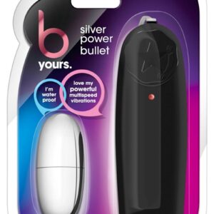 B Yours Silver Power Bullet with Wired Remote Control - Black