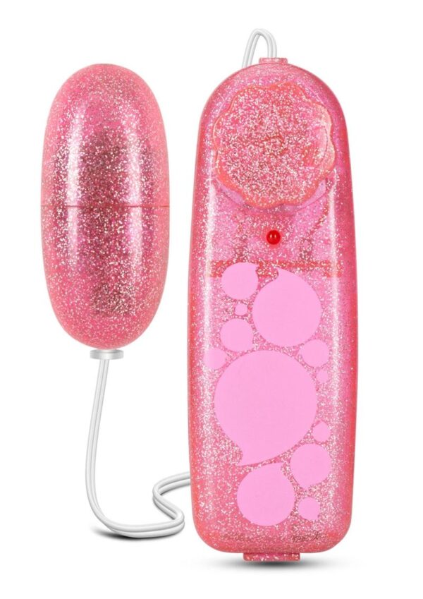 B Yours Glitter Power Bullet Vibrator with Remote Control - Pink - Image 2