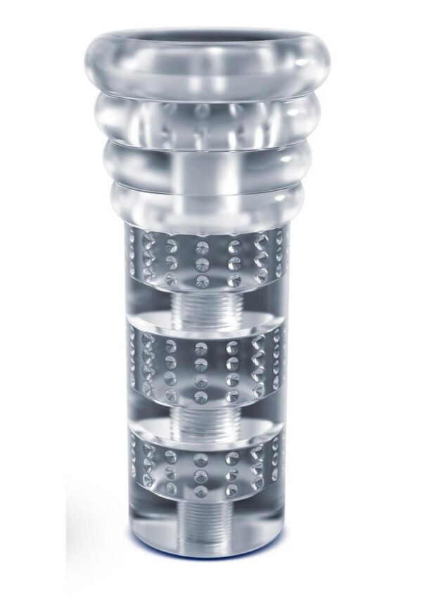 Rize Luz Self Lubricating Stroker Dual End Masturbator - Clear - Image 2
