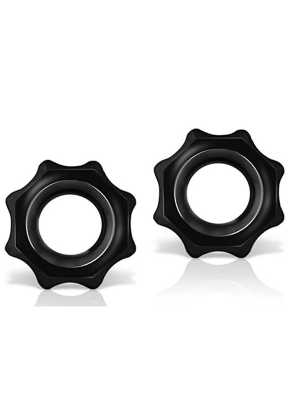 Stay Hard Nutz Cock Ring- Black - Image 2