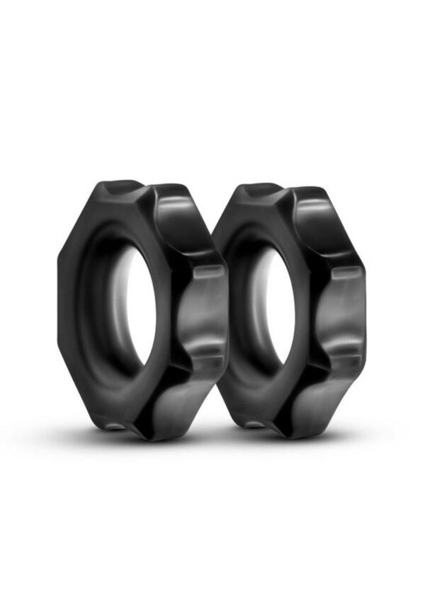 Stay Hard Nutz Cock Ring- Black - Image 3