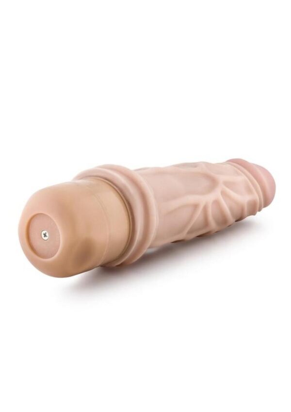 Dr. Skin Silver Collection Cock Vibe 3 Vibrating Dildo 7.25in - Vanilla - Image 3