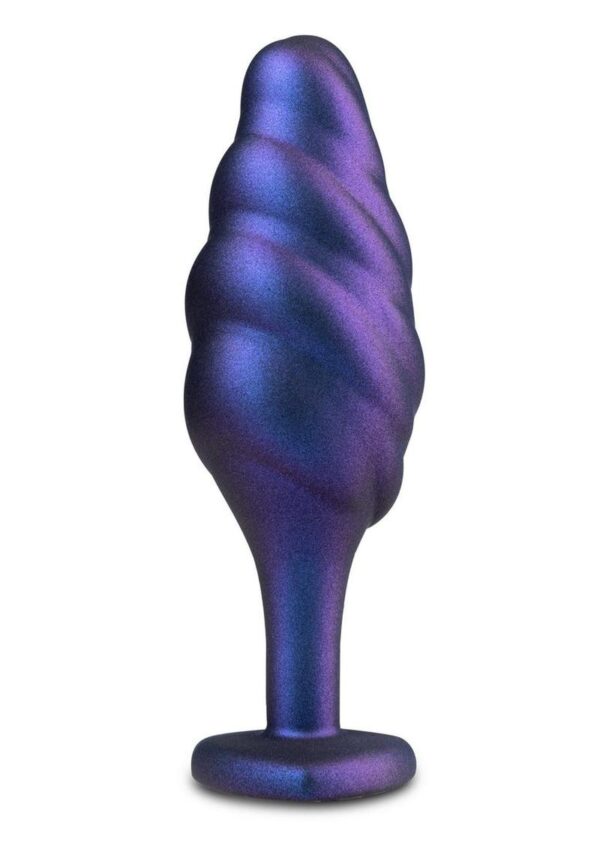 Anal Adventuers Matrix Bumped Bling Silicone Plug - Sapphire - Image 2