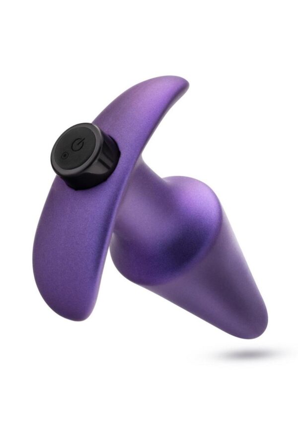 Anal Adventures Matrix Interstellar Plug Rechargeable Silicone Anal Plug - Astro Violet - Image 4
