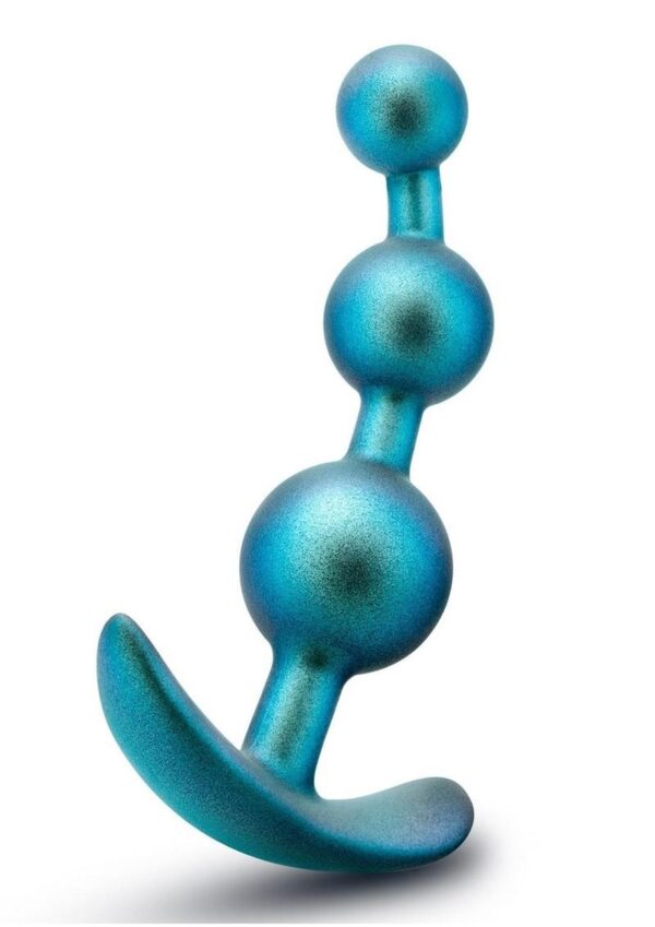 Anal Adventures Matrix Gamma Plug Silicone Anal Plug - Neptune Teal - Image 2
