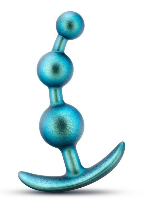 Anal Adventures Matrix Gamma Plug Silicone Anal Plug - Neptune Teal - Image 3