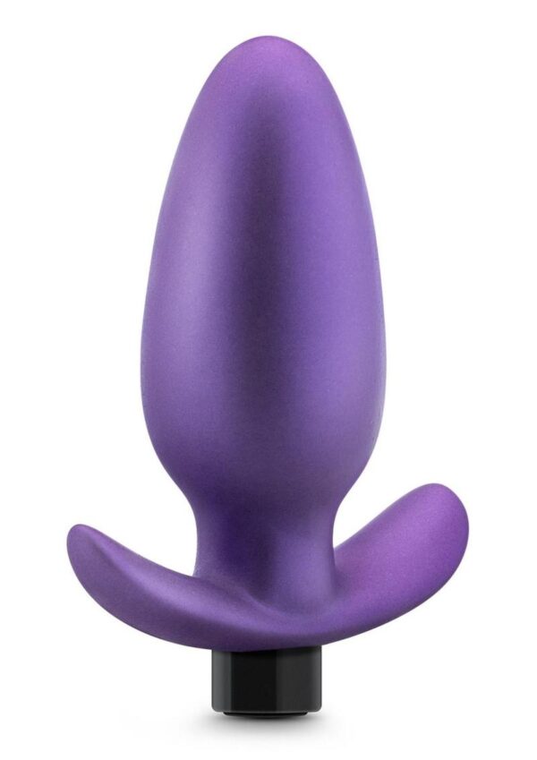 Anal Adventures Matrix Exceisor Plug Rechargeable Silicone Anal Plug - Astro Violet - Image 2