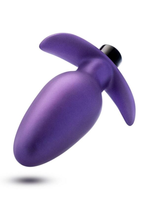 Anal Adventures Matrix Exceisor Plug Rechargeable Silicone Anal Plug - Astro Violet - Image 3