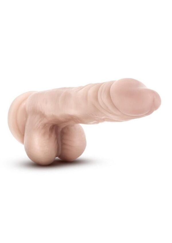 Dr. Skin Silver Collection Stud Muffin Dildo 8.5in - Vanilla - Image 3