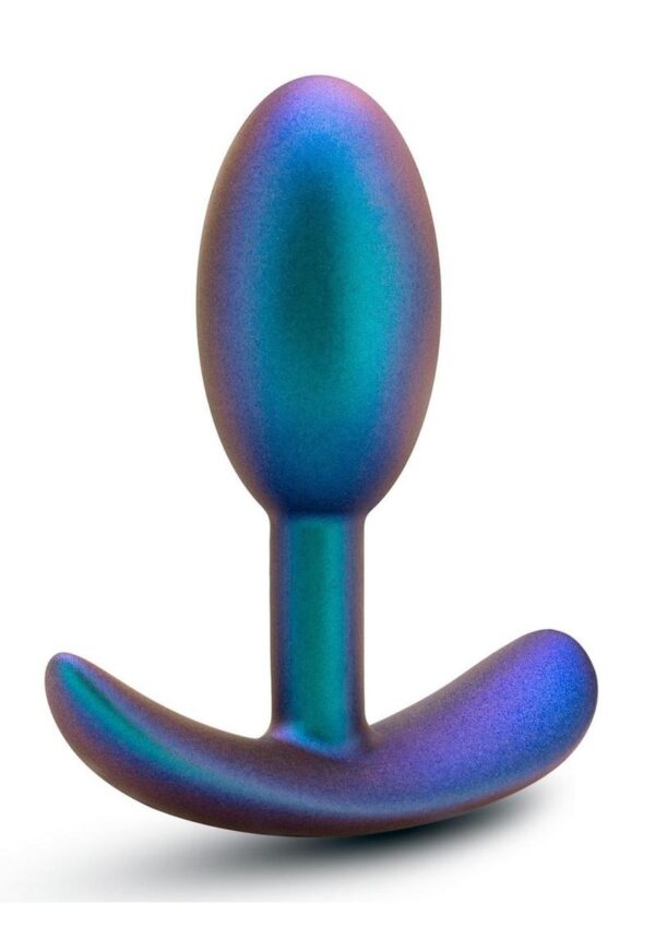 Anal Adventures Matrix Nebula Plug Silicone Anal Plug - Lunar Blue - Image 2