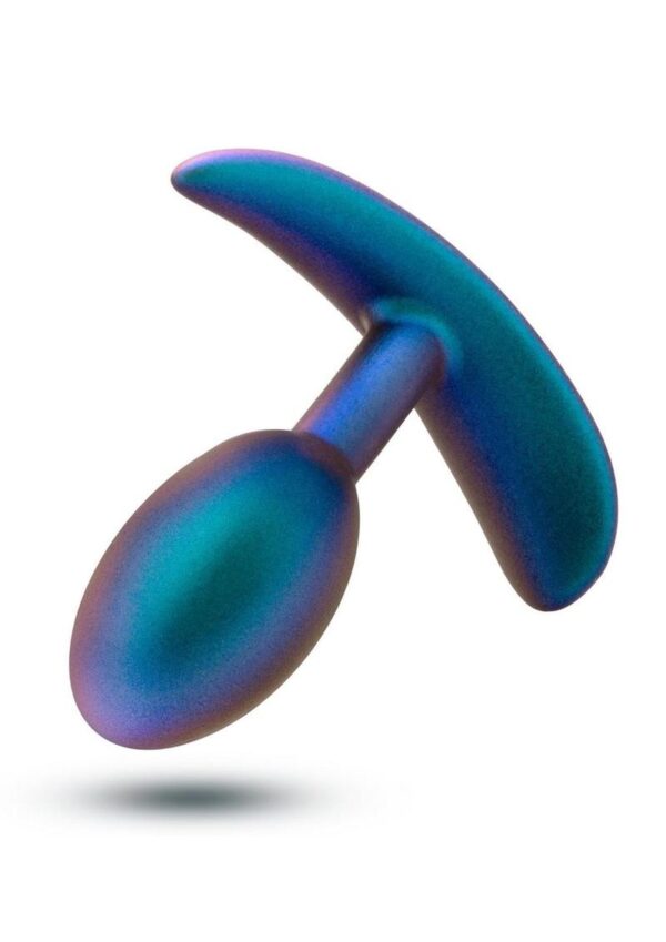 Anal Adventures Matrix Nebula Plug Silicone Anal Plug - Lunar Blue - Image 3