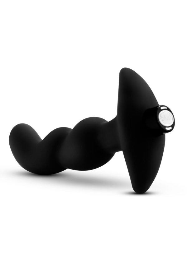 Anal Adventures Platinum Silicone Rechargeable Vibrating Prostate Massager 03 - Black - Image 2