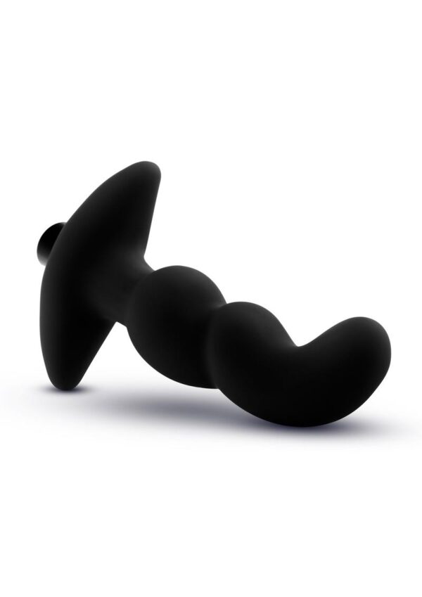 Anal Adventures Platinum Silicone Rechargeable Vibrating Prostate Massager 03 - Black - Image 3