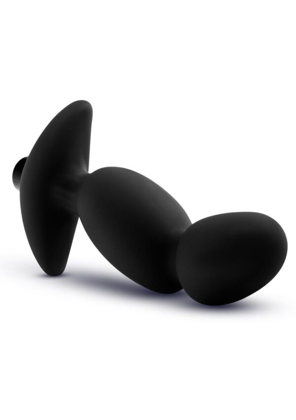Anal Adventures Platinum Silicone Rechargeable Vibrating Prostate Massager 04 - Black - Image 2
