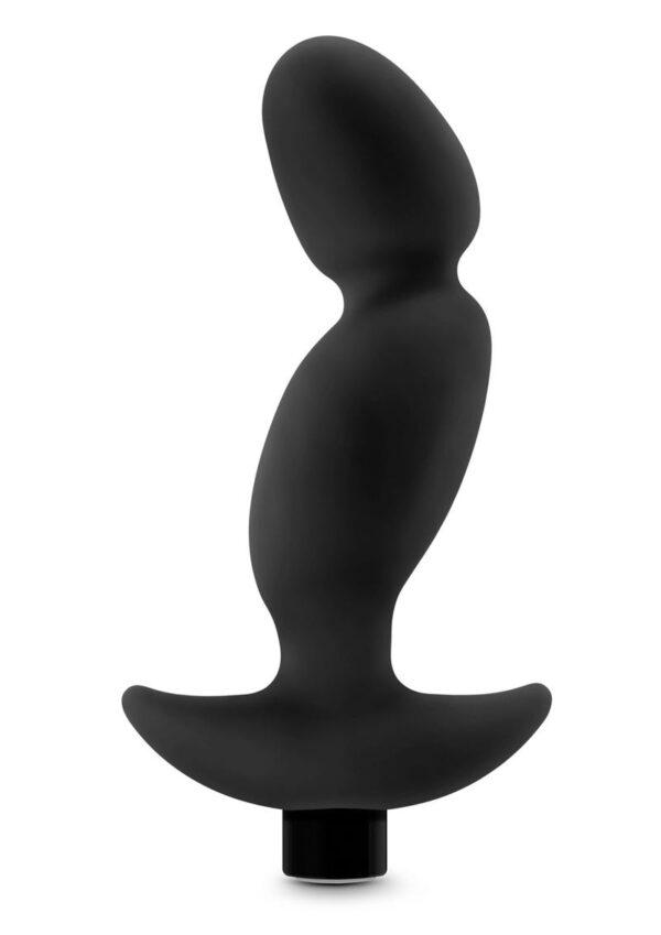 Anal Adventures Platinum Silicone Rechargeable Vibrating Prostate Massager 04 - Black - Image 3