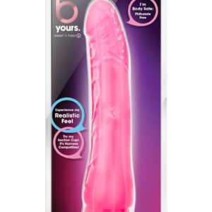 B Yours Sweet N` Hard 6 Dildo 8.5in - Pink