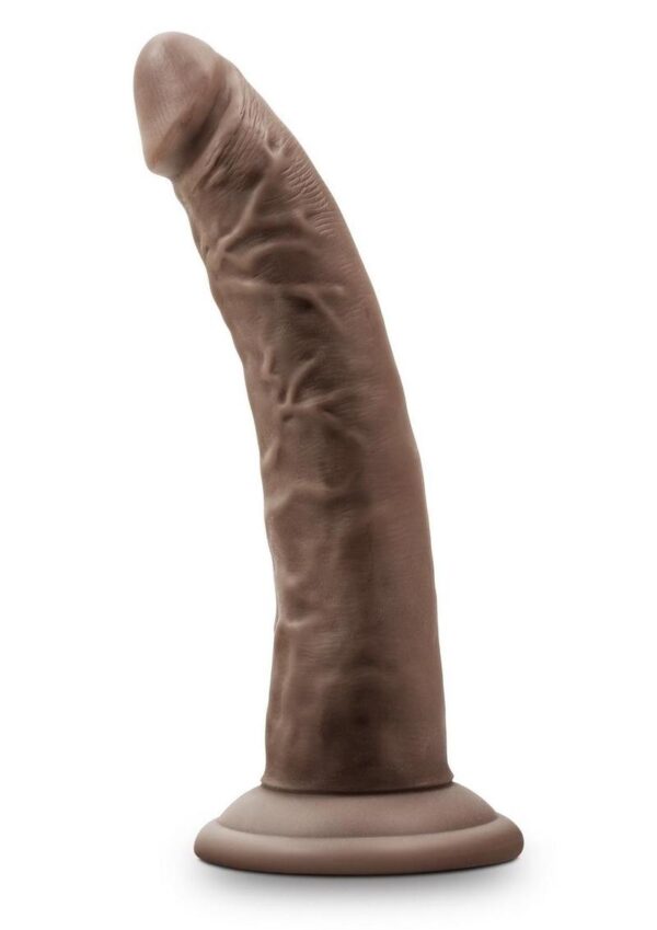 Dr. Skin Plus Gold Collection Posable Dildo 7in - Chocolate - Image 2