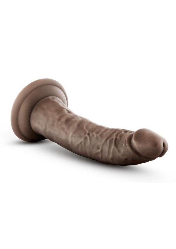 Dr. Skin Plus Gold Collection Posable Dildo 7in - Chocolate - Image 3