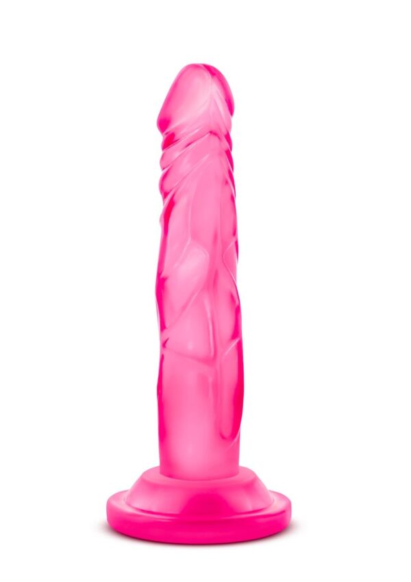 Naturally Yours Mini Dildo 5.75in - Pink - Image 2