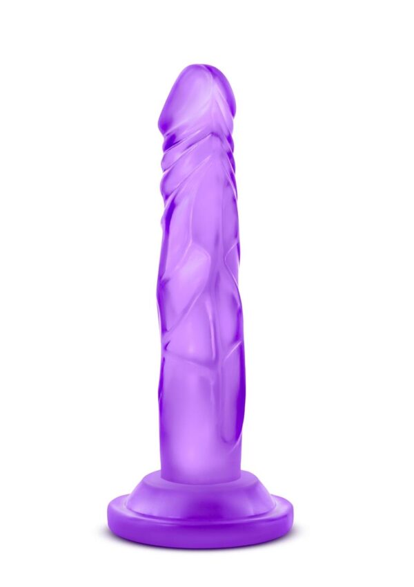 Naturally Yours Mini Dildo 5in - Purple - Image 2