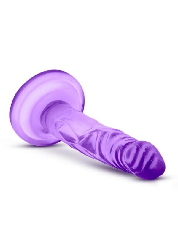 Naturally Yours Mini Dildo 5in - Purple - Image 3