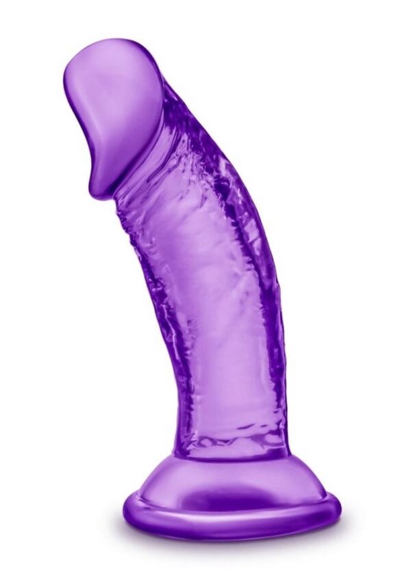 B Yours Sweet N` Small Dildo with Suction Cup 4.5in - Purple - Image 3