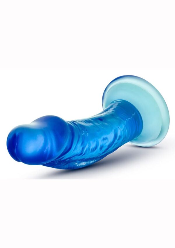 B Yours Sweet N` Small Dildo with Suction Cup 4.5in - Blue - Image 2