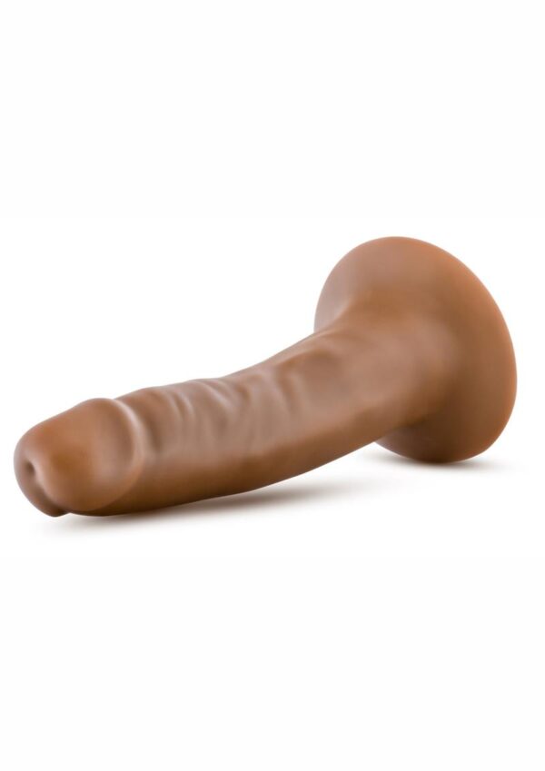 Dr. Skin Silver Collection Cock Dildo with Suction Cup 5.5in - Caramel - Image 2