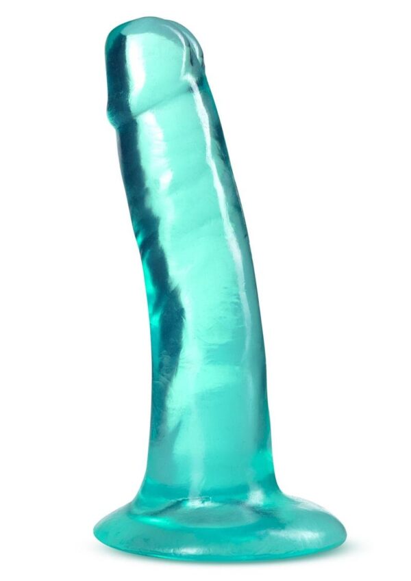 B Yours Plus Hard n` Happy Realistic Dildo 5.5in - Teal - Image 2
