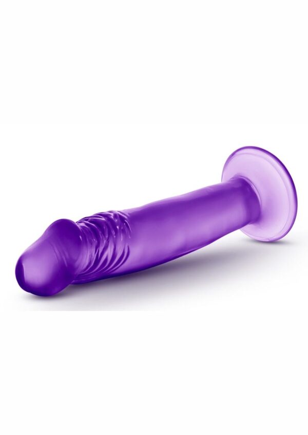 B Yours Sweet N` Small Dildo with Suction Cup 6in - Purple - Image 2