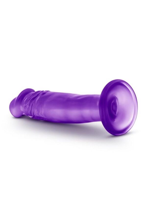 B Yours Sweet N` Small Dildo with Suction Cup 6in - Purple - Image 3