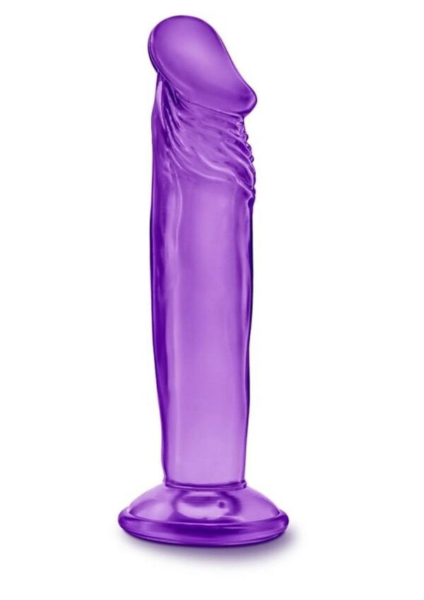B Yours Sweet N` Small Dildo with Suction Cup 6in - Purple - Image 4
