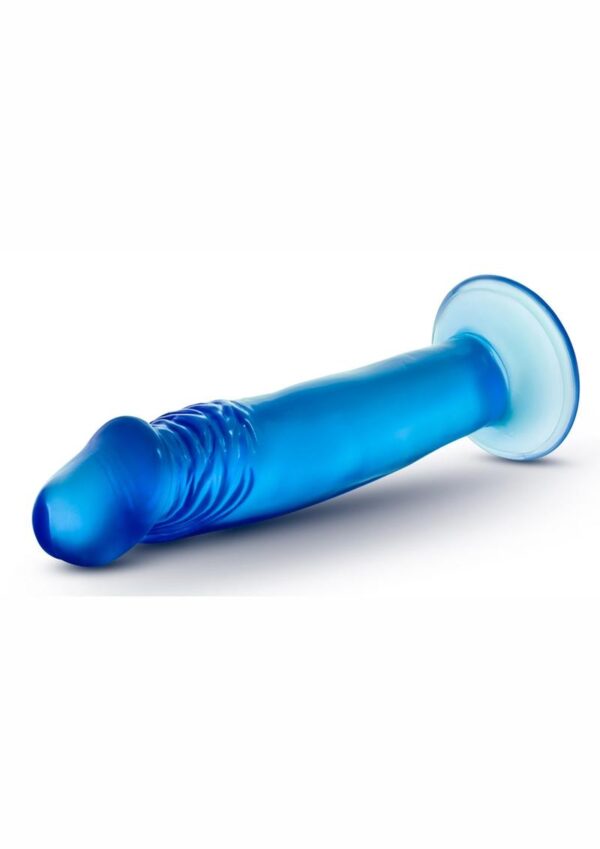 B Yours Sweet N` Small Dildo with Suction Cup 6in - Blue - Image 2